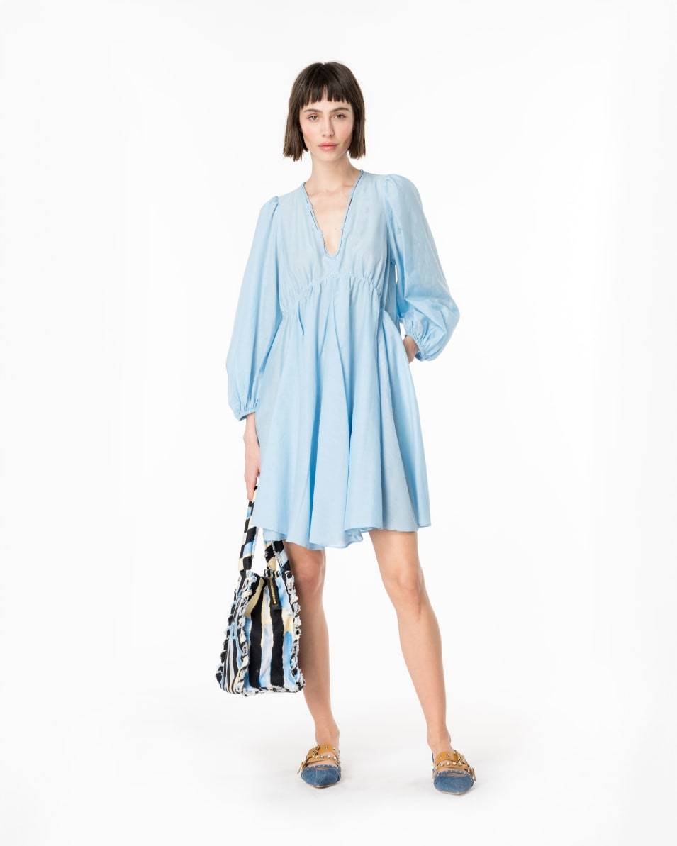 Pinko Kleid aus Baumwoll- und Seidenvoile Top Angebot