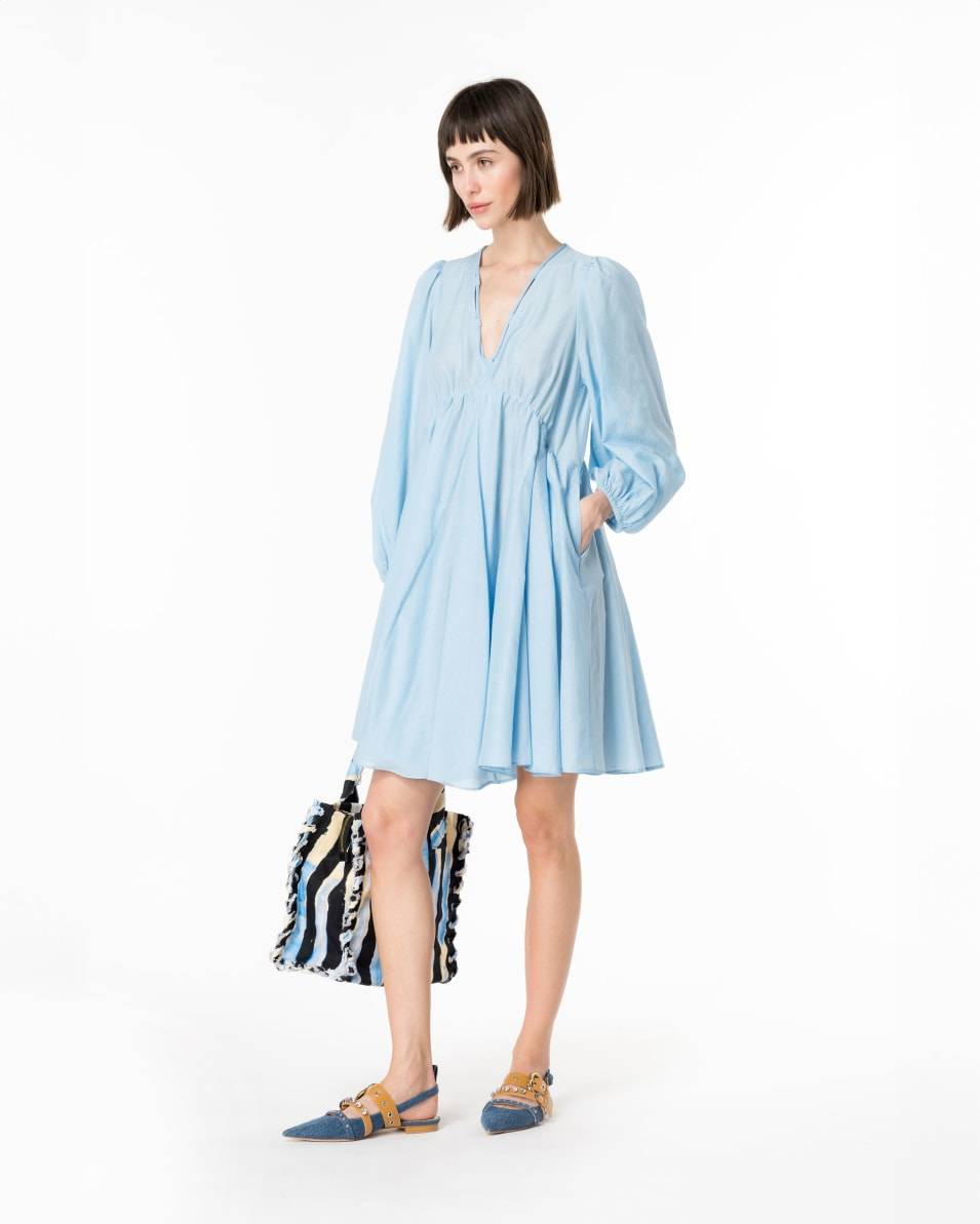 Pinko Kleid aus Baumwoll- und Seidenvoile Top Angebot