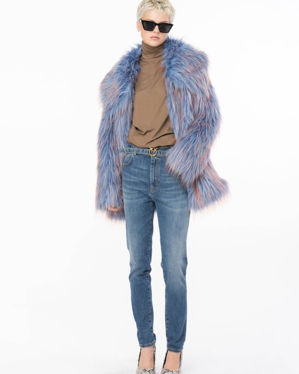 Pinko Skinny Jeans aus Stretch-Denim in Vintage-Optik Online Outlet