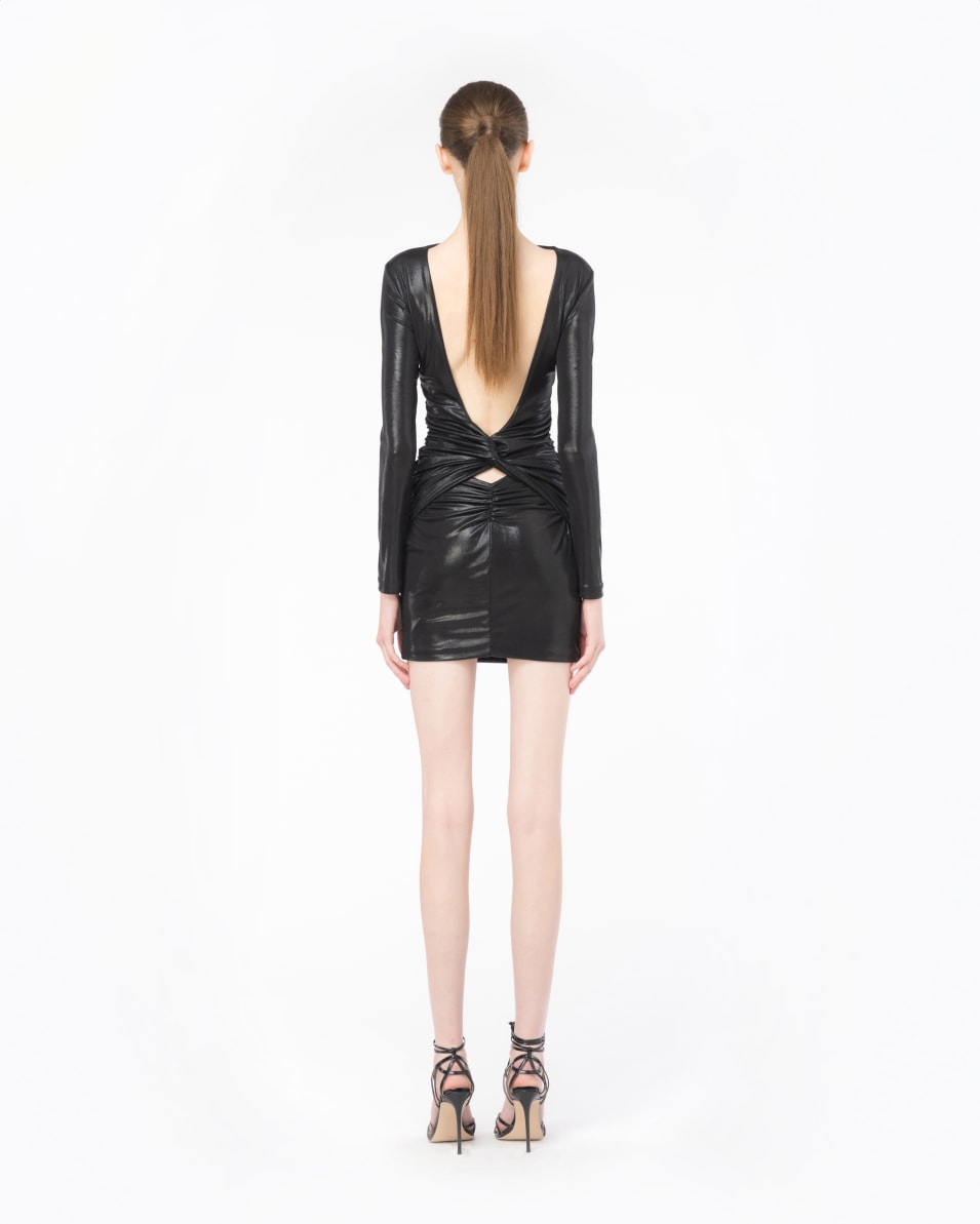 Pinko Minikleid aus beschichtetem Jersey VIP-Rabatte