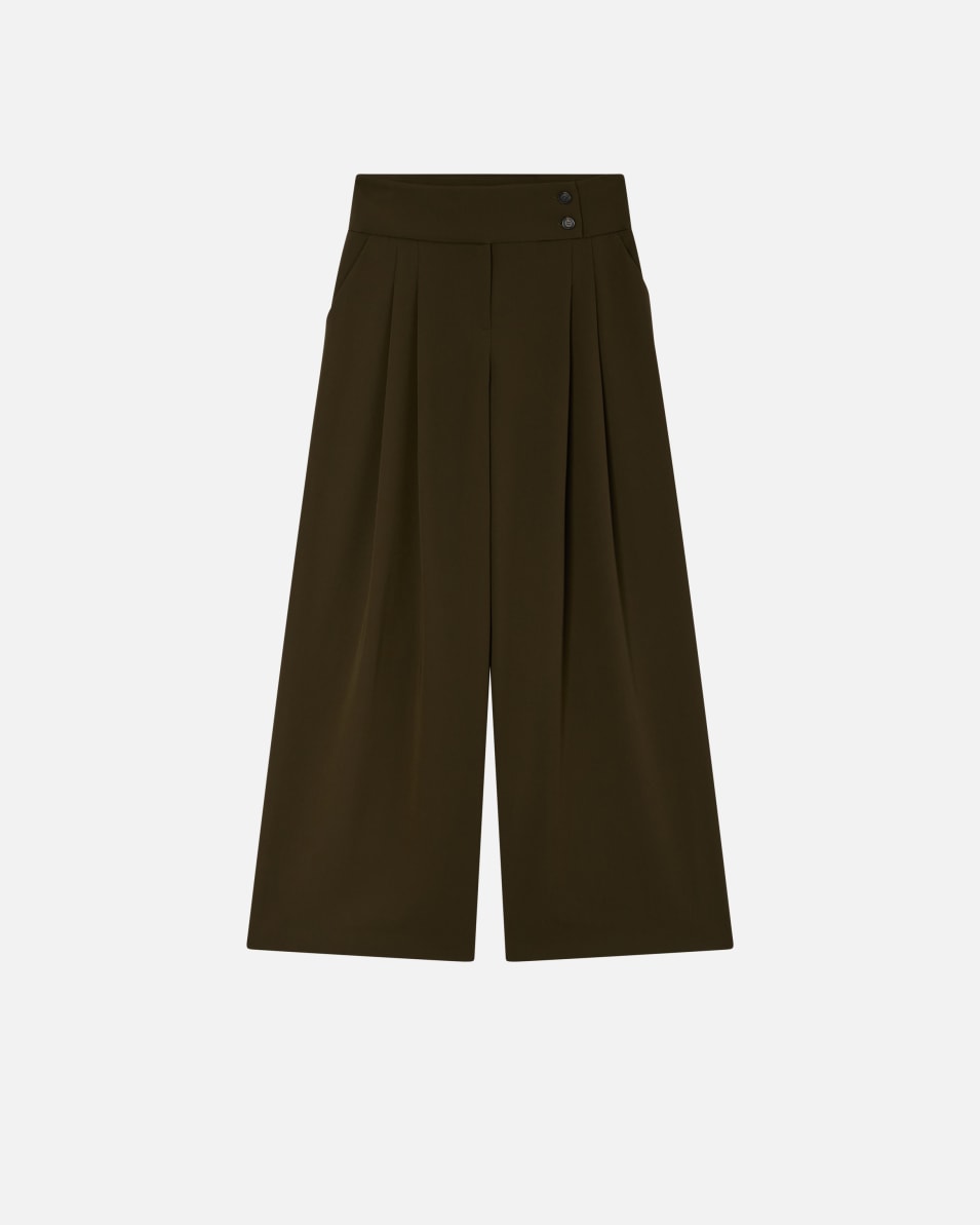 Pinko Elegante Hose mit weitem Bein und Bundfalten Nur noch ein Tag übrig