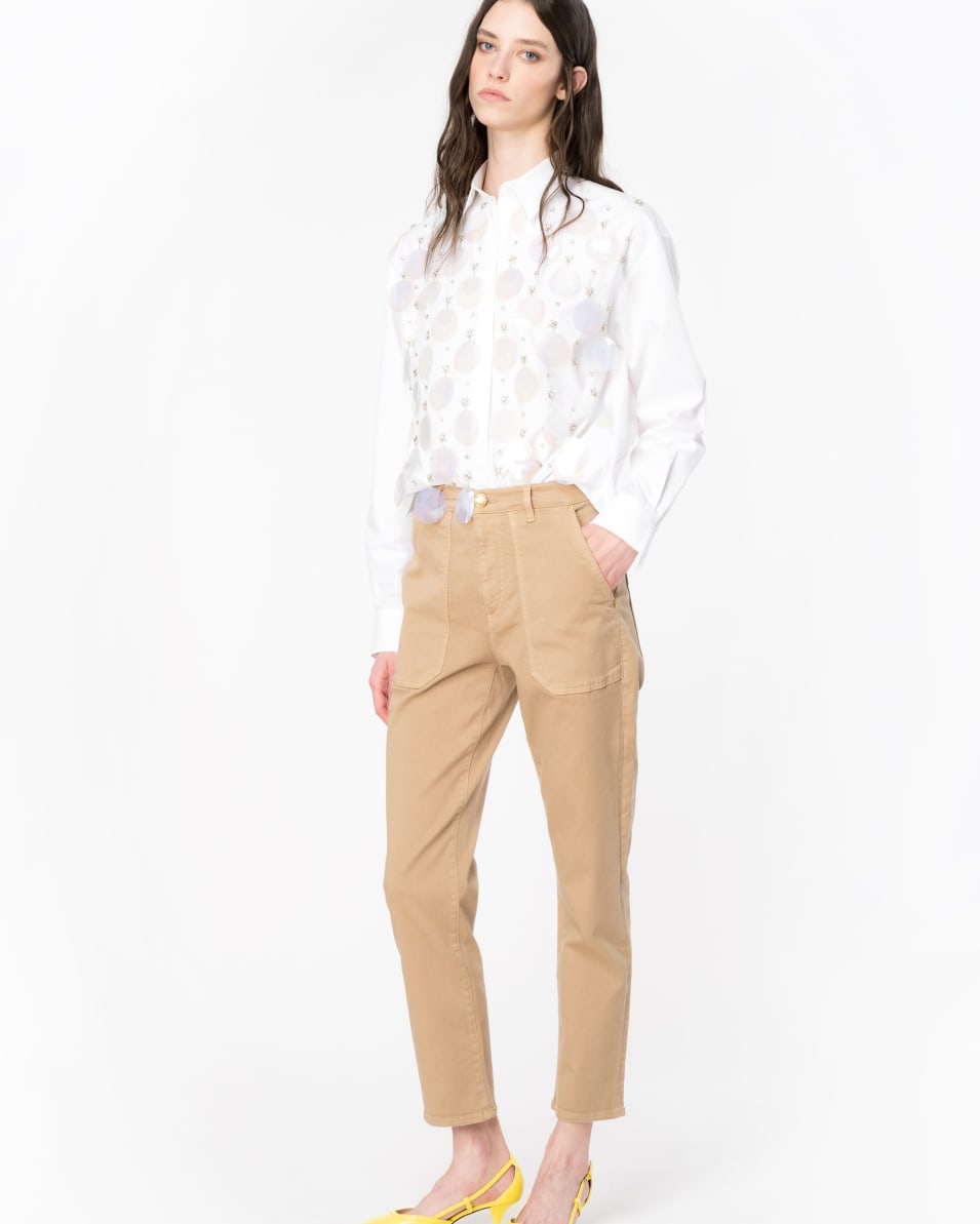 Pinko Chinojeans aus Baumwollbull Große Rabatte