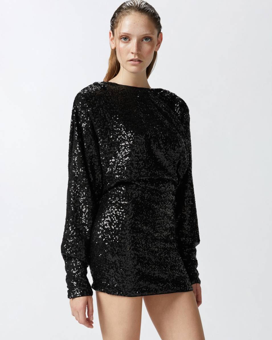 Pinko Elegantes Minikleid mit Pailletten Zeitbegrenzte Promotion