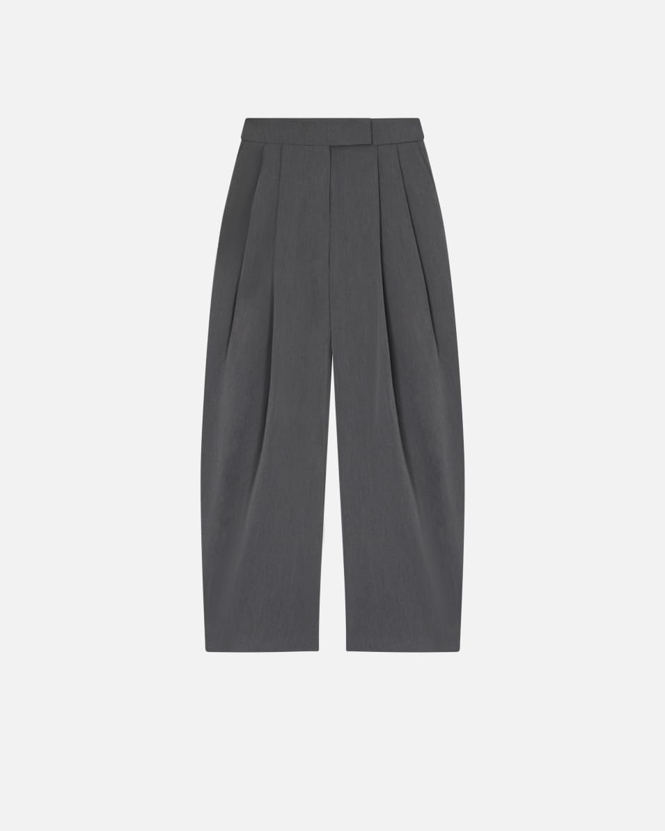 Pinko Maßgeschneiderte Hose mit weitem Bein und Bundfalten Fabrikladen