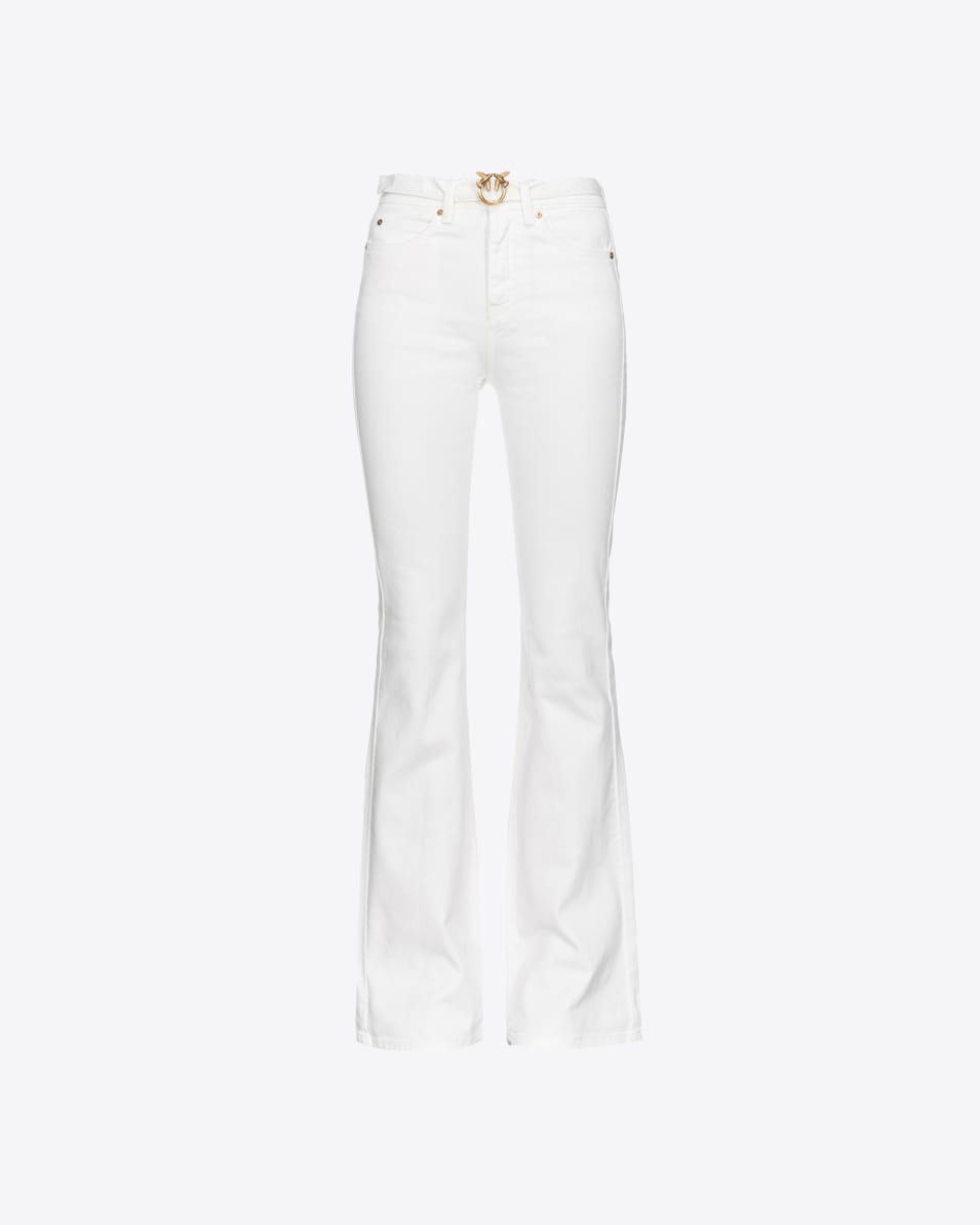 Pinko Ausgestellte Hose Bull Stretch mit Gürtel Angebote