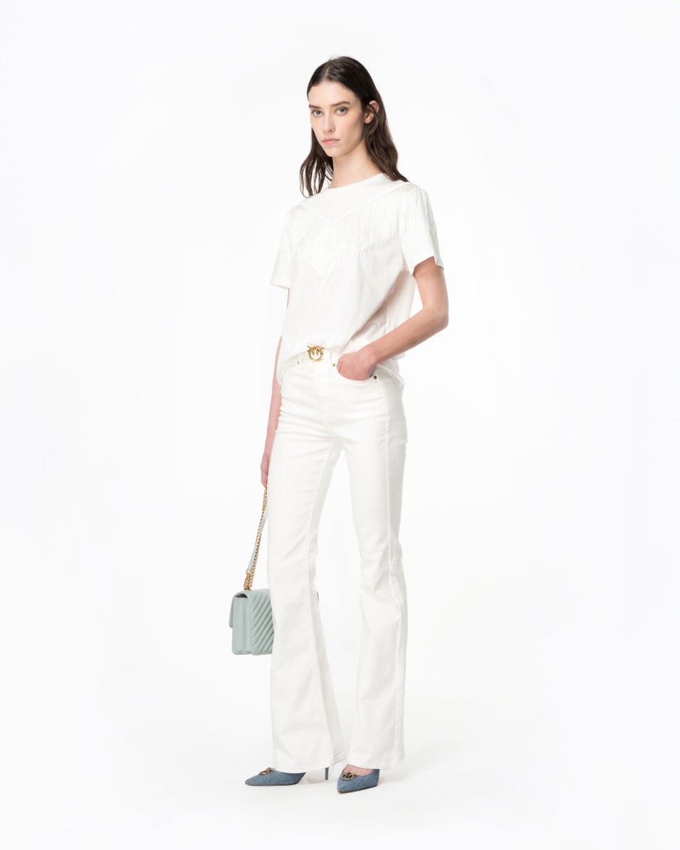 Pinko Ausgestellte Hose Bull Stretch mit Gürtel Angebote