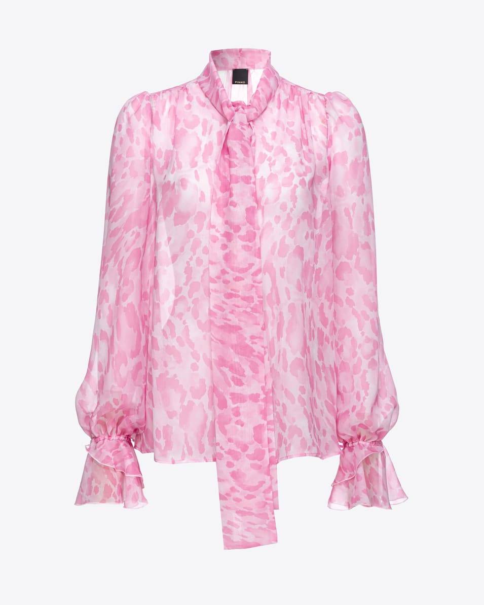 Pinko Bedruckte Chiffonbluse Blitzverkäufe