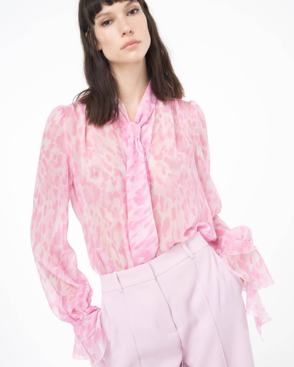 Pinko Bedruckte Chiffonbluse Blitzverkäufe