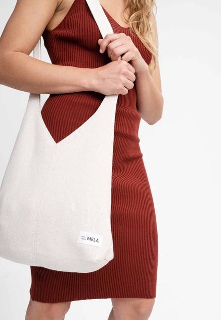 Melawear Unisex Jacquard Strick Tasche RAJRUPA Saisonschlussverkauf