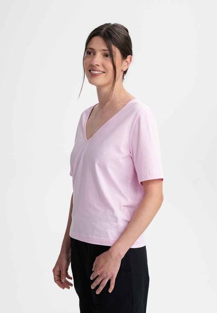 Melawear Damen V-Neck T-Shirt LALI Neueste Mode