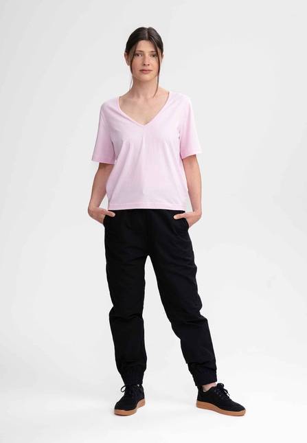 Melawear Damen V-Neck T-Shirt LALI Neueste Mode
