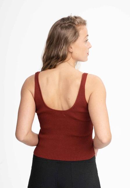 Melawear V-Neck Strick Top RHADA Sonderangebote