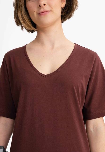 Melawear Damen V-Neck Kleid JANITRA VIP-Rabatte