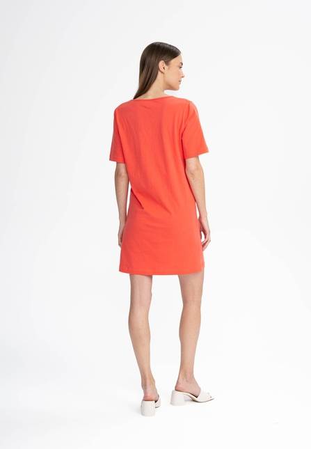 Melawear Damen V-Neck Kleid JANITRA Tiefpreis