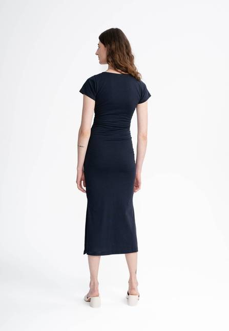 Melawear V-Neck Kleid lang SHREOSHI Bis zu 50% Rabatt