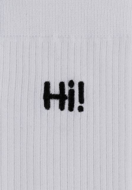 Melawear Unisex Gerippte Socken Stickerei 1er Pack Super Rabatt