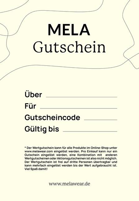 Melawear Gutschein über 75€ Online Outlet