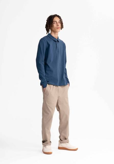Melawear Herren Langarm Polo Shirt DIVIT Große Rabatte