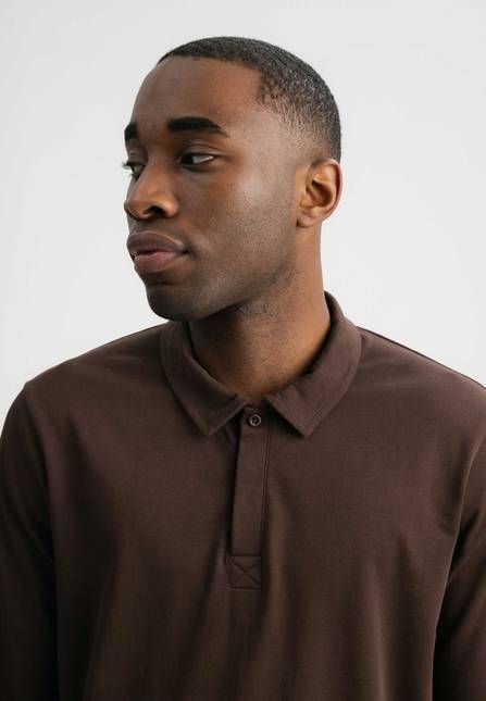 Melawear Herren Langarm Polo Shirt DIVIT Neuheiten