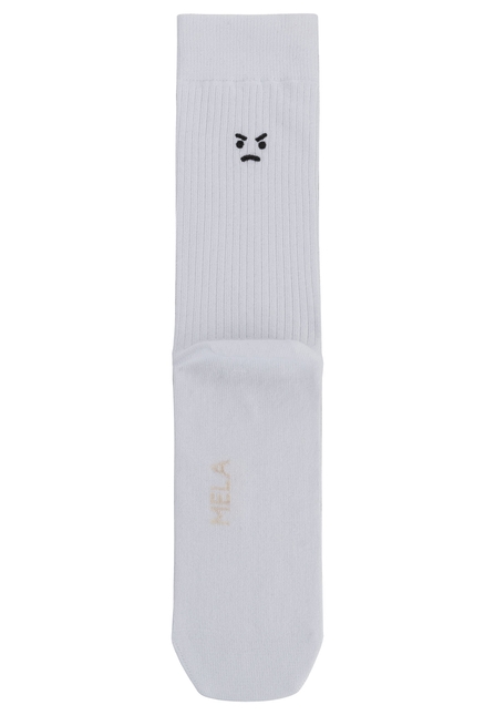 Melawear Unisex Gerippte Socken Stickerei 5er Pack JETZT KAUFEN