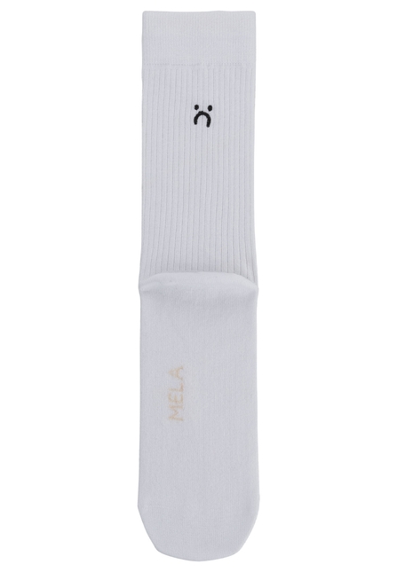 Melawear Unisex Gerippte Socken Stickerei 5er Pack JETZT KAUFEN