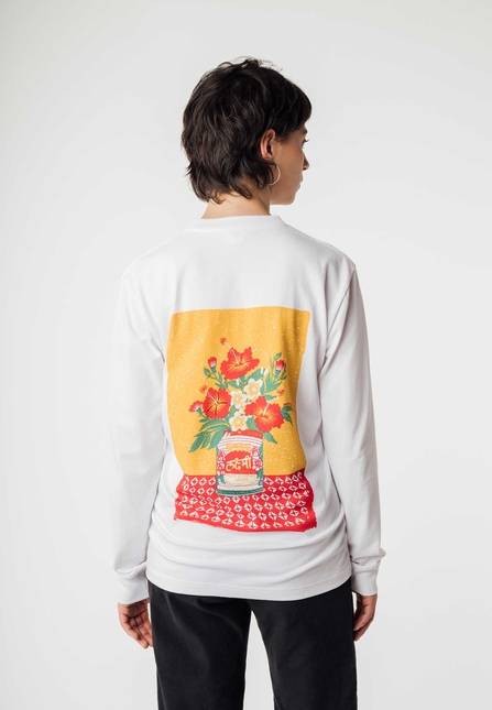 Melawear Oversized Langarmshirt Artist Edition Anjali Super Rabatt
