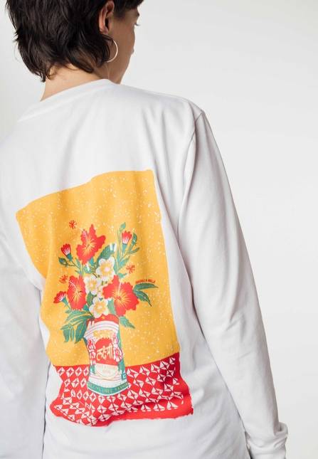 Melawear Oversized Langarmshirt Artist Edition Anjali Super Rabatt