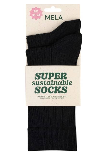 Melawear Gerippte Socken 2er Pack Fabrikladen