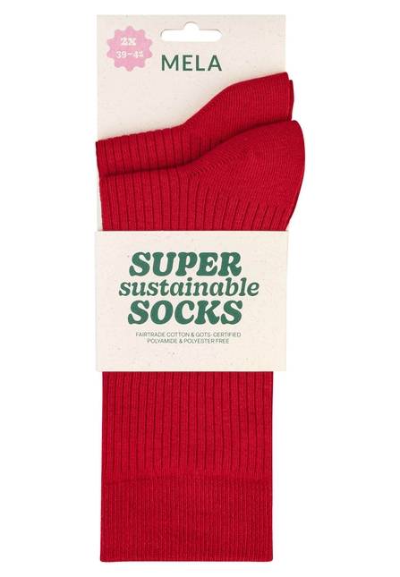 Melawear Gerippte Socken 2er Pack Rabatte dieses Monats