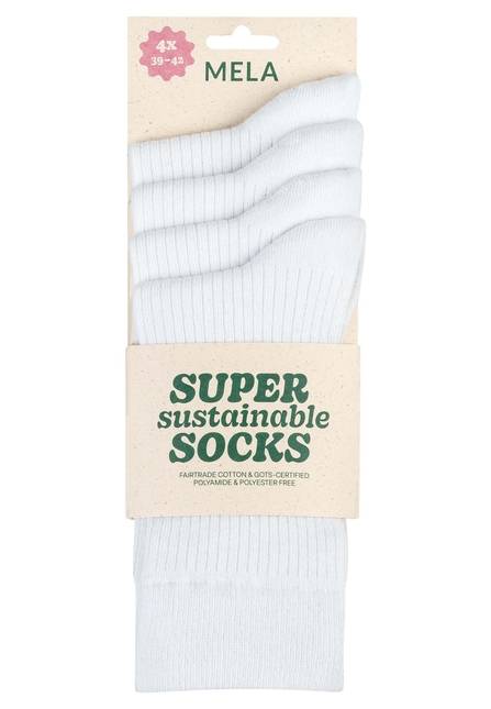 Melawear Gerippte Socken 4er Pack Hotsell