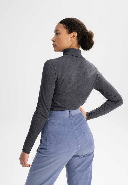 Melawear Damen Turtleneck Shirt ANCHAL Schlussverkauf