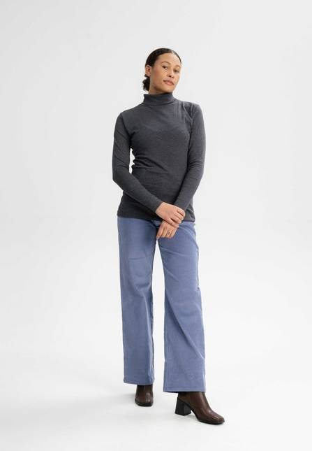 Melawear Damen Turtleneck Shirt ANCHAL Schlussverkauf