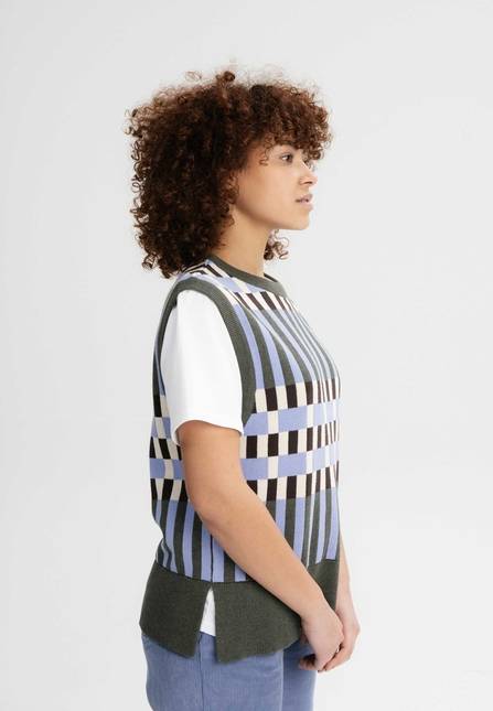 Melawear Damen Jacquard Strick Pullunder JAMUNA Günstig kaufen