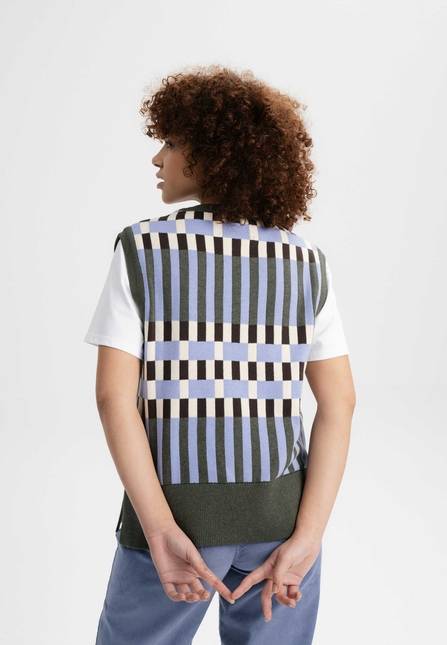 Melawear Damen Jacquard Strick Pullunder JAMUNA Günstig kaufen