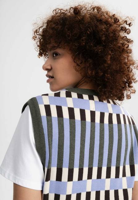 Melawear Damen Jacquard Strick Pullunder JAMUNA Günstig kaufen