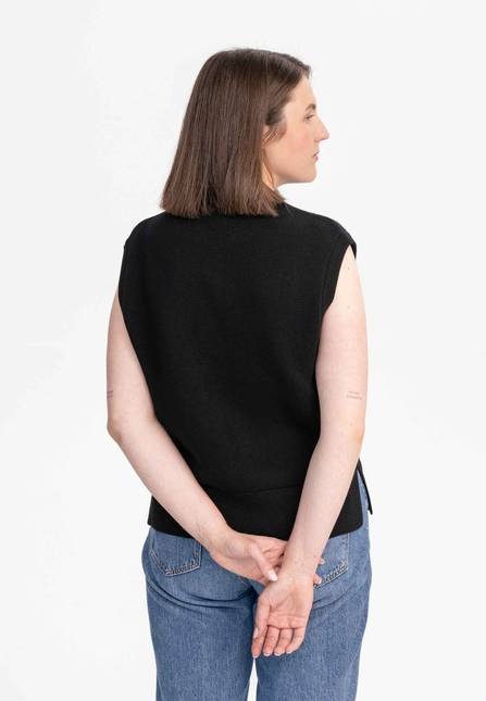 Melawear Damen Jacquard Strick Pullunder JAMUNA Großer Ausverkauf