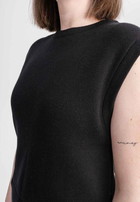 Melawear Damen Jacquard Strick Pullunder JAMUNA Großer Ausverkauf