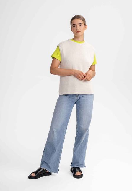 Melawear Damen Jacquard Strick Pullunder JAMUNA Flash Sale