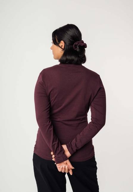 Melawear Damen Turtleneck Shirt ANCHAL Saisonschlussverkauf