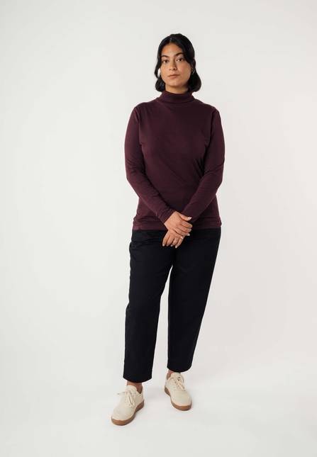Melawear Damen Turtleneck Shirt ANCHAL Saisonschlussverkauf
