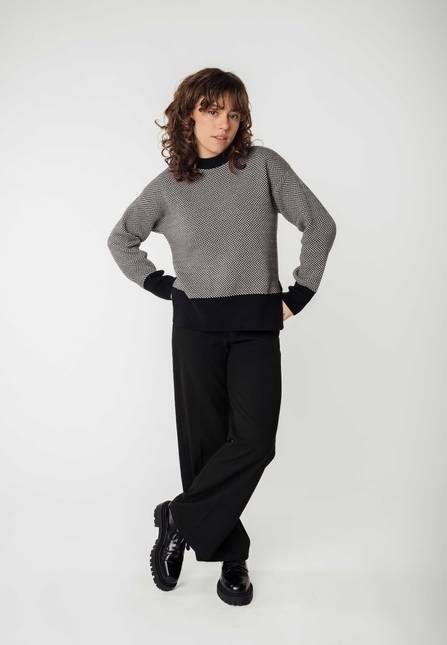 Melawear Jacquard Strickpullover FAIZA Weihnachtsangebot