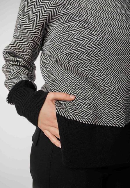 Melawear Jacquard Strickpullover FAIZA Weihnachtsangebot