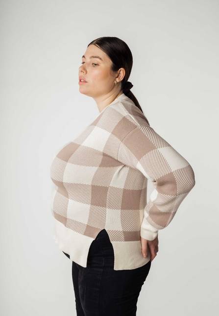 Melawear Jacquard Strickpullover FAIZA Muttertagsangebot