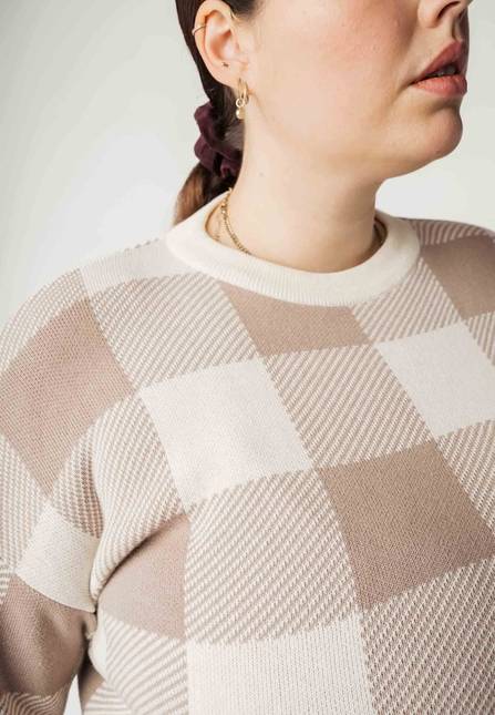 Melawear Jacquard Strickpullover FAIZA Muttertagsangebot