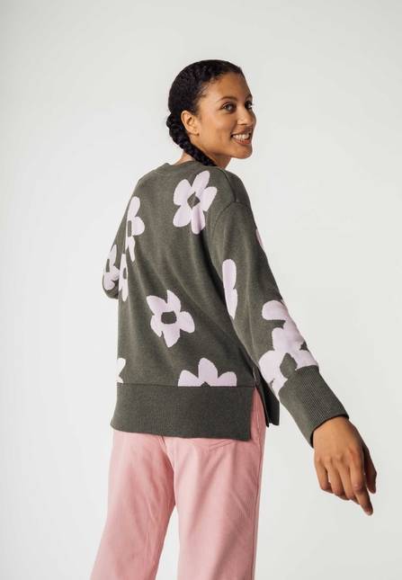 Melawear Jacquard Strickpullover FAIZA Vatertagsangebot