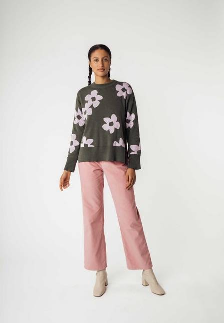 Melawear Jacquard Strickpullover FAIZA Vatertagsangebot
