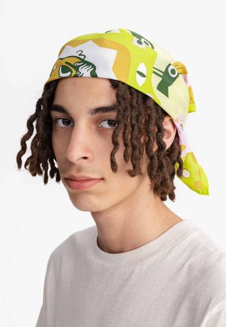 Melawear Unisex Satintuch Artist Edition Kruttika Fabrikverkauf