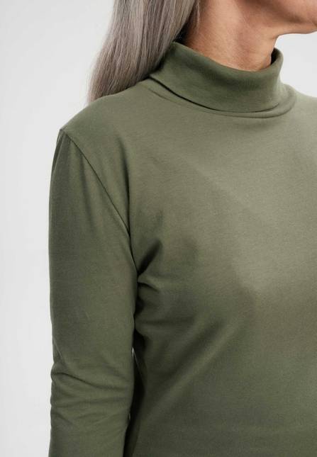 Melawear Damen Turtleneck Shirt ANCHAL Kostenloser Versand