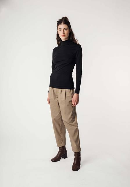 Melawear Damen Turtleneck Shirt ANCHAL Limitierter Zeitrabatt