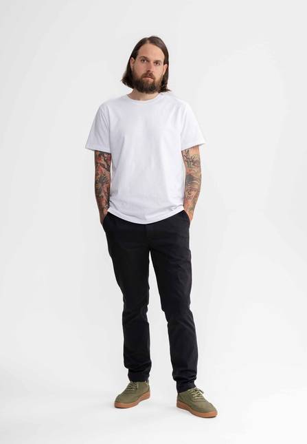 Melawear Herren Chinohose mit normaler Passform RANJITH Fabrik Onlineshop